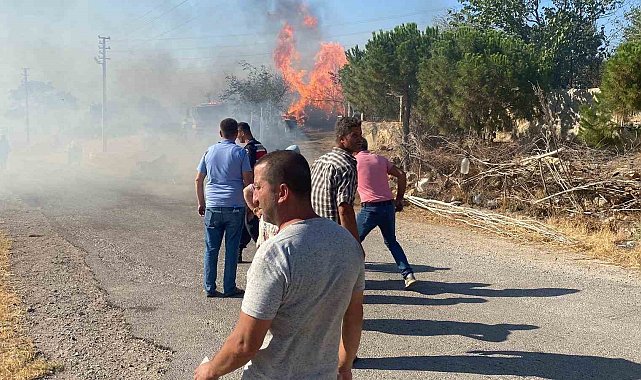 Çanakkale'deki orman yangını Naldöken köyüne sıçradı, bazı evler alevlere teslim oldu