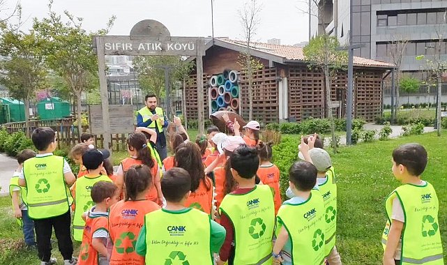 Canik Sıfır Atık Köyü'nde çocuklara uygulamalı eğitim