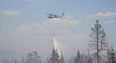 Çankırı Valiliği: "Orman yangınına 216 personel ve 7 helikopterle müdahale ediliyor"