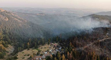 Çankırı'daki orman yangını kısmen kontrol altına alındı