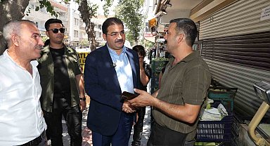Canpolat, Devteyşti Mahallesi'nde vatandaşla buluştu