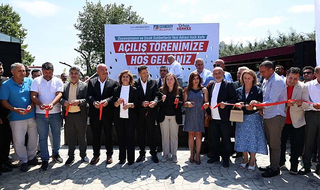 Çekmeköy'de 'Halk Kafe' düzenlenen törenle hizmete açıldı