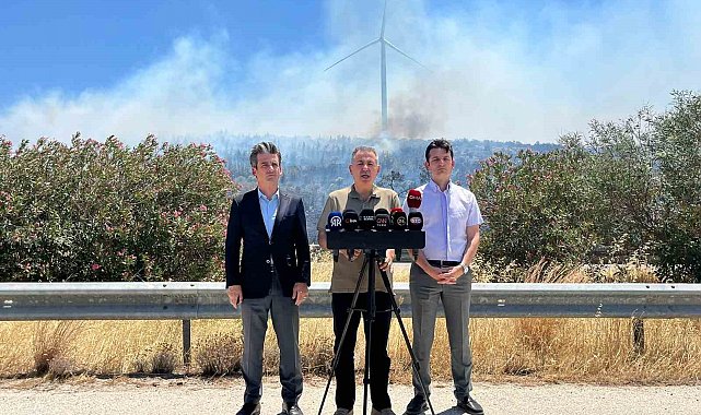 Çeşme yangınında müdahale iyiye gidiyor