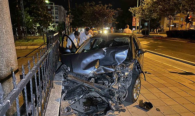 Çorlu'da trafik kazası: 1'i ağır 3 yaralı