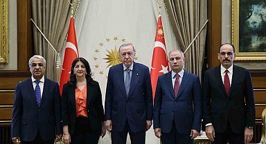 Cumhurbaşkanı Erdoğan, DEM Heyetini kabul etti