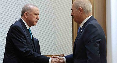 Cumhurbaşkanı Erdoğan, Irak Temsilciler Meclisi Başkanı Meşhedani'yi kabul etti