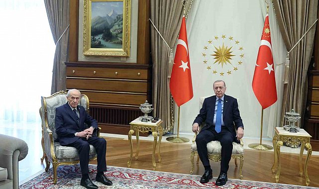 Cumhurbaşkanı Erdoğan, MHP Genel Başkanı Bahçeli ile görüştü