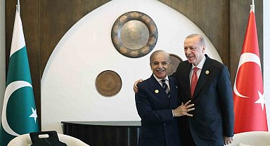 Cumhurbaşkanı Erdoğan, Pakistan Başbakanı Şerif ile görüştü