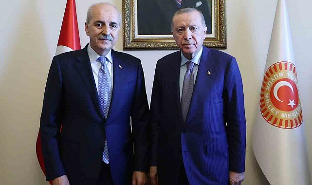 Cumhurbaşkanı Erdoğan'dan Numan Kurtulmuş'a ziyaret