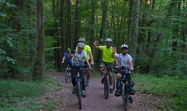Dağ bisikleti tutkunları Ormanya'da buluştu