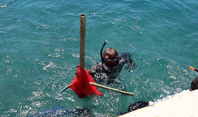 Deniz Dibi Temizliği Türkbükü'nde devam etti