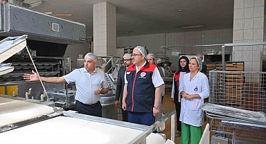 Denizli'de ekmek fırınlarında denetim yapıldı