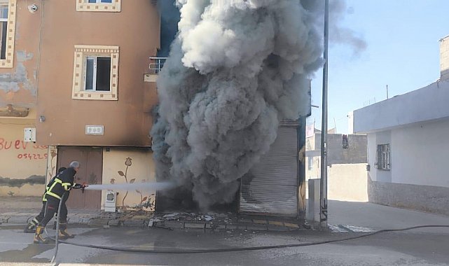 Depo yangını korkuttu