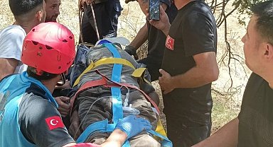 Dere kenarına düşen ve baygın halde bulunan yaşlı adam kurtarıldı