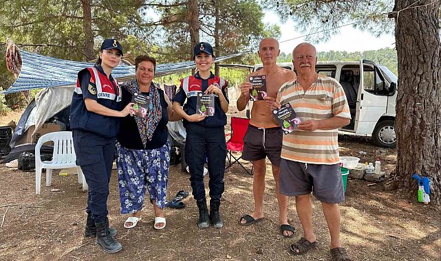 Didim'de vatandaşlar orman yangını riskine karşı bilgilendirildi