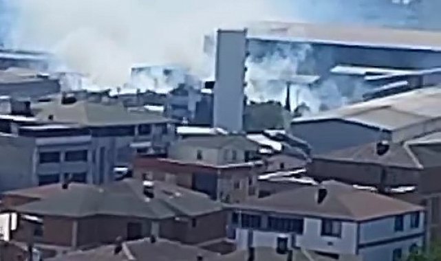 Diler Demir Çelik fabrikasında patlama sonrası yangın çıktı