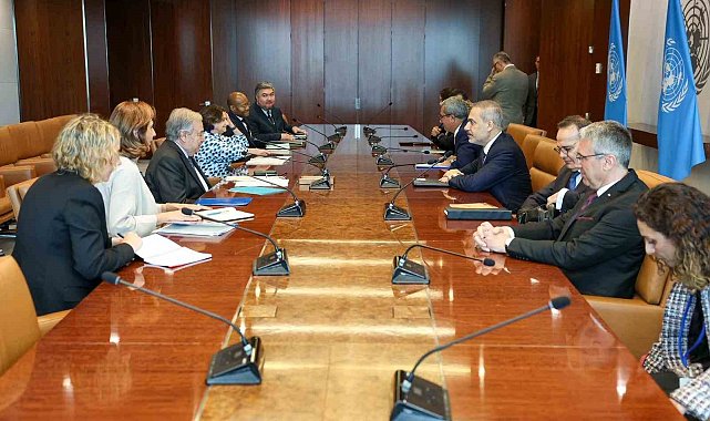 Dışişleri Bakanı Fidan, BM Genel Sekreteri Guterres ile görüştü