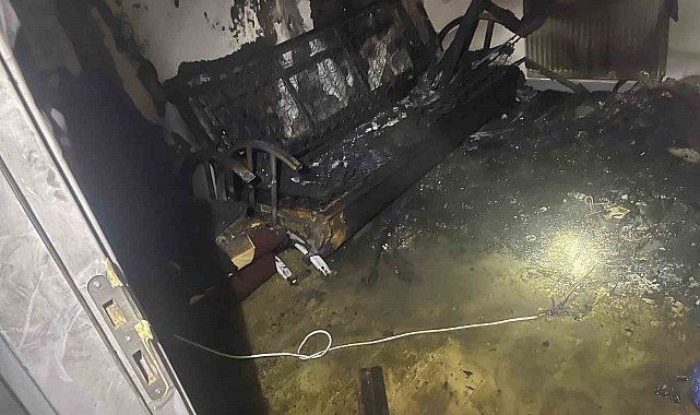 Diyarbakır'da ev yangını