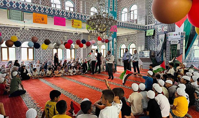 Diyarbakır'da yaz Kur'an kurslarında "Filisten'e Destek" programı