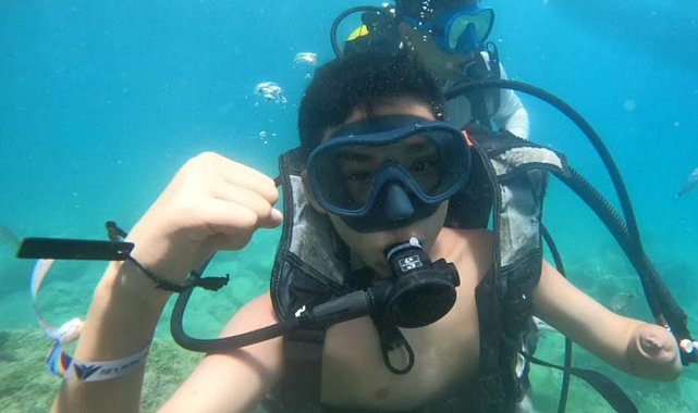 Doğuştan bir kolu ampute olan Mehmet Efe: "Benim engelim yok, sadece hayallerim var"