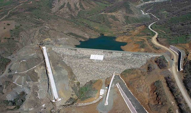 Dövmekaya Göleti sulama inşaatının geçici kabulü gerçekleştirildi