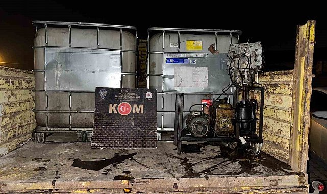 Düzce'de bin 960 litre kaçak akaryakıt ele geçirildi