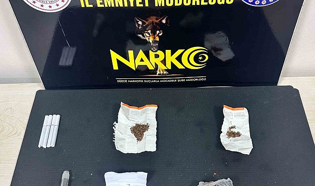 Düzce'de uyuşturucu operasyonu: 2 kişi tutuklandı