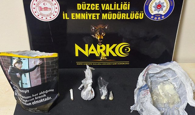 Düzce'de uyuşturucu operasyonunda 1 kişi tutuklandı
