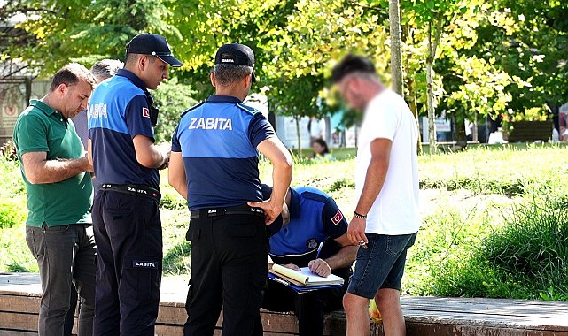 Düzce'de yere çöp ve izmarit atanlara cezai işlem uygulanmaya başladı