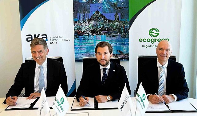 Ecogreen Enerji, Alman Aka European Export Trade Bank ile 76,7 milyon Euro tutarında finansman sözleşmesi imzaladı