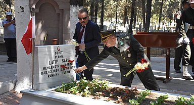Edremit'te 15 Temmuz etkinlikleri şehitlik ziyaretiyle başladı