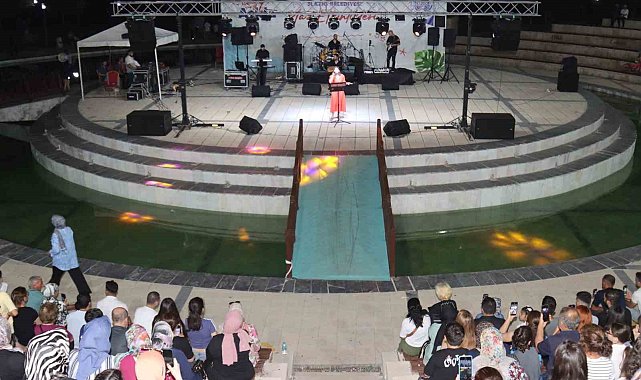 Elazığ Belediyesi yaz etkinliklerinde Evin Gençero sahne aldı