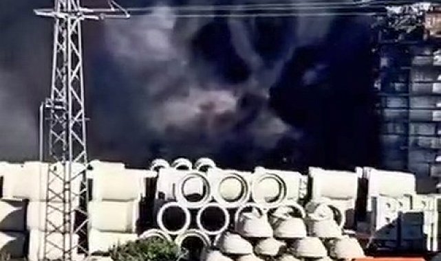 Elazığ OSB'de korkutan yangın