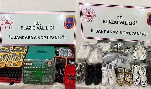Elazığ'da gümrük kaçağı ürünler ele geçirildi