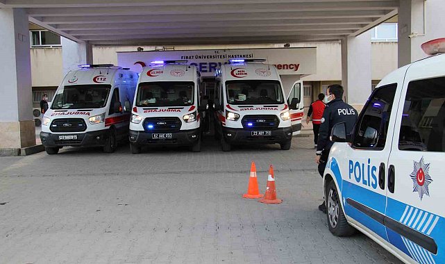 Elazığ'da zincirleme trafik kazası: 1 yaralı