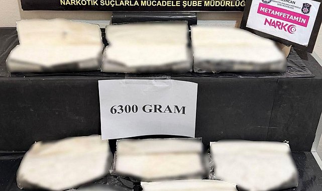Erzincan'da 6 kilo 300 gram metamfetamin ele geçirildi