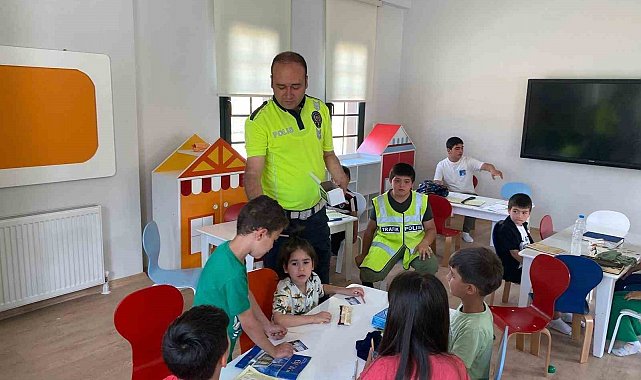 Erzincan'da çocuklara trafik bilinci aşılandı