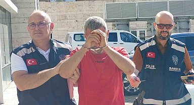 Eşini ve kızını hastanelik etti, polise bıçak çekip direndi