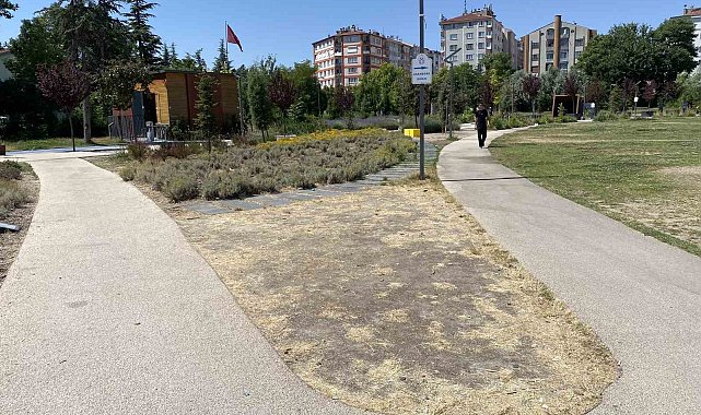 Eskişehir Recep Tayyip Erdoğan Millet Bahçesi bakımsız kaldı
