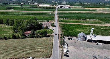 Ferizli'de 9 kilometrelik yol sil baştan yenileniyor