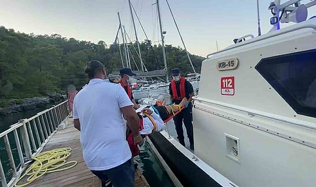 Fethiye ve Dalaman'da yaralanan ve rahatsızlanan 3 kişiye tıbbi tahliye