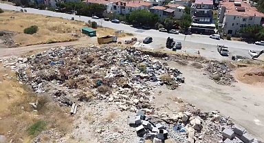 Foça'da gezi rotası önce çöplük sonra deniz