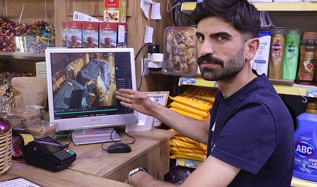 Gece yarısı brandayı keserek kuruyemiş çaldılar