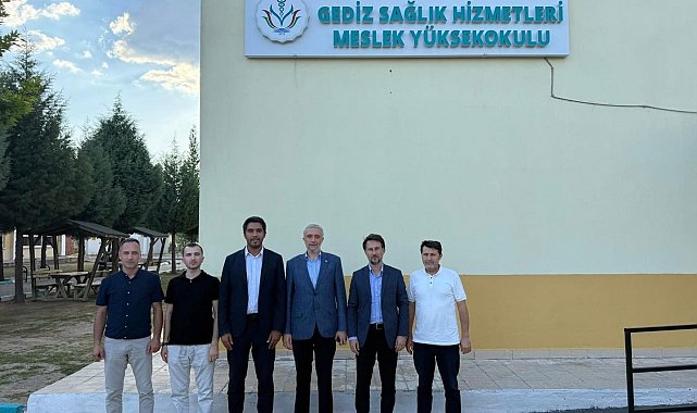 Gediz Sağlık Hizmetleri MYO'ya iki yeni bölüm müjdesi