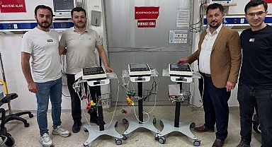 Gerze Devlet Hastanesi'ne 12 kanallı dijital EKG cihazı