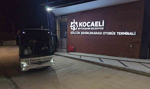 Gölcük Terminali'nde ilk sefer İzmir'e