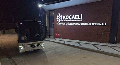 Gölcük Terminali'nde ilk sefer İzmir'e