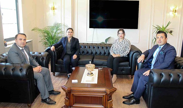 Göreve başlayan Kaymakam Duru'yu Başsavcı Çatlı ziyaret etti