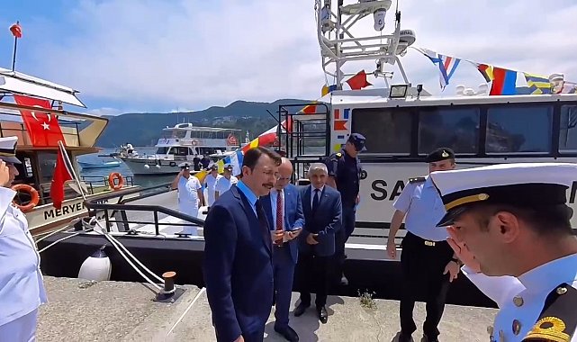 Görevine başlayan Kaymakam Çetin, ilk resmi törene katıldı