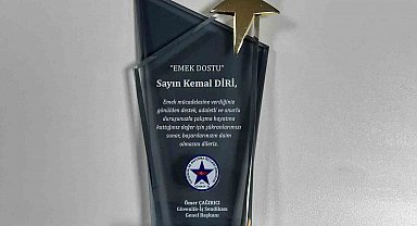Güvenlik ve Savunma İşçileri Sendikası'ndan İHA'ya ödül